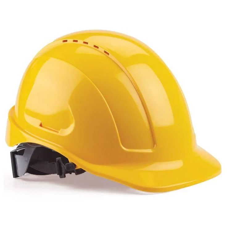 Bright Yellow Safety Helmet