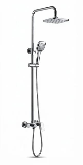 Chrome Rain Shower Column Set
