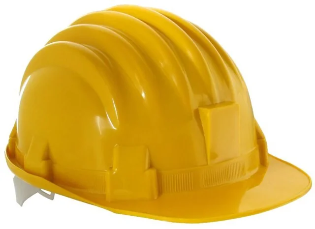 Yellow Full-Shell Safety Helmet