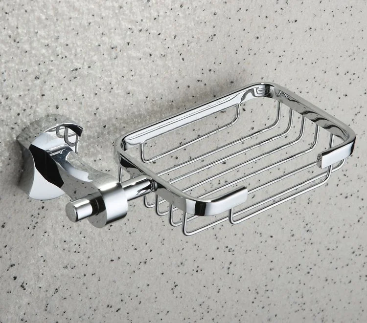 Chrome Wall‑Mounted Soap Holder