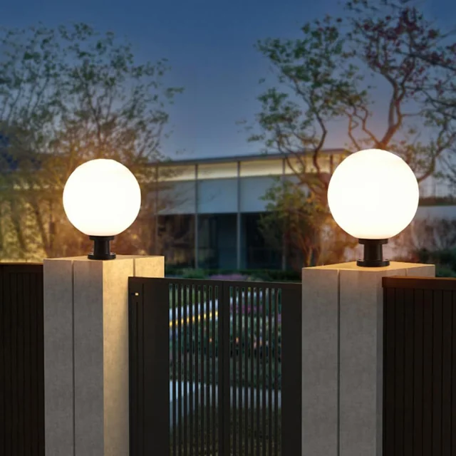 Spherical Outdoor Gate Lights