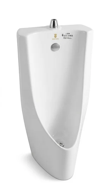 Wall-Hung Ceramic Urinal with Sensor
