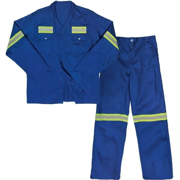 Royal Blue Reflective Work Suit