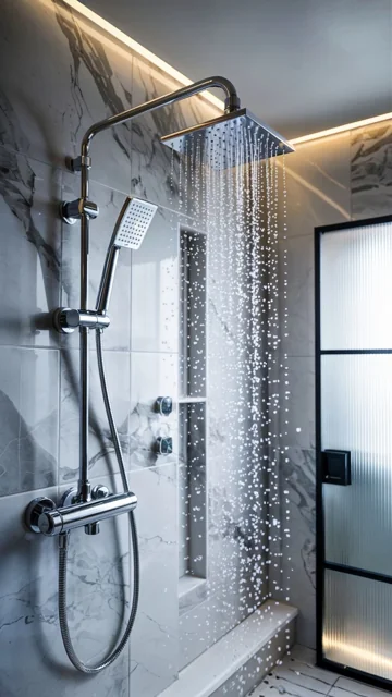 Luxury Rainfall Shower System