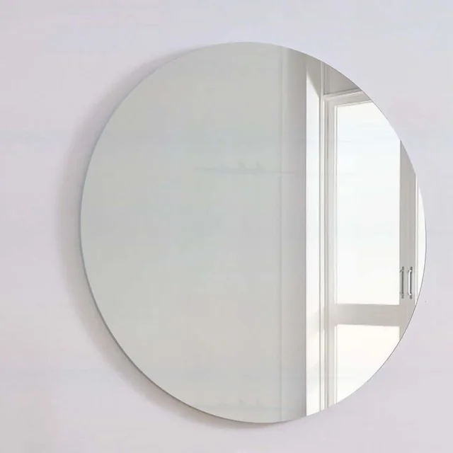 Frameless Oval Wall Mirror