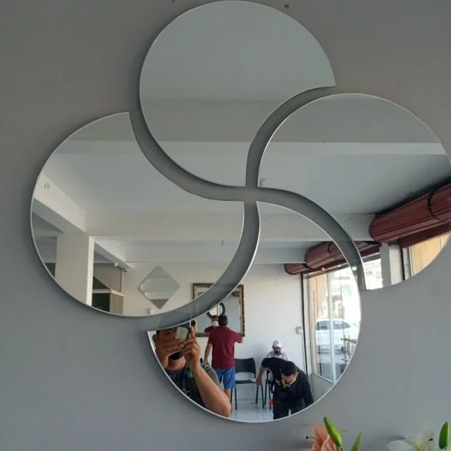 Overlapping Circles Decorative Wall Mirror