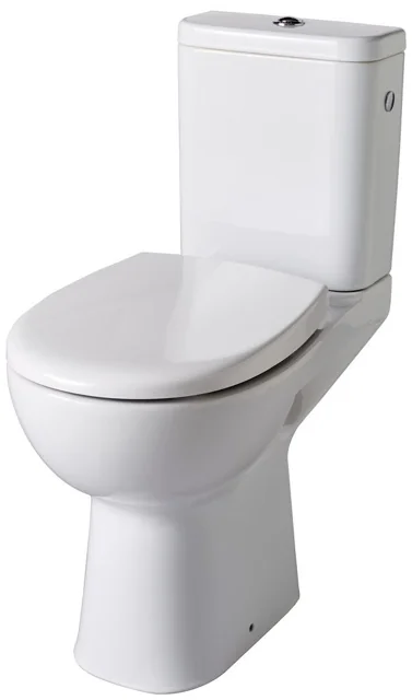 Modern Close-Coupled Dual-Flush Ceramic Toilet Set