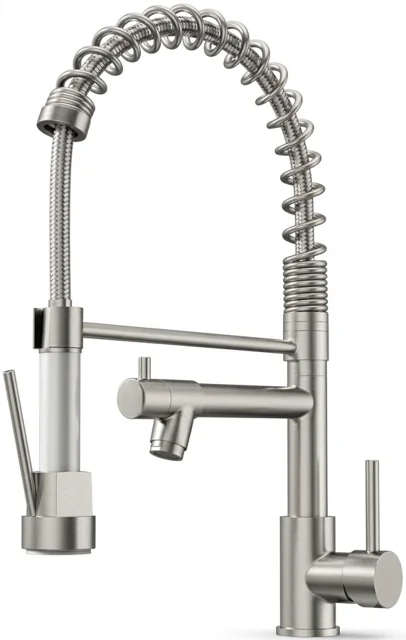Stainless Spring Pull-Down Kitchen Faucet