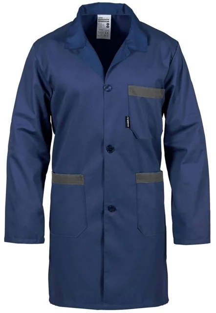 Navy Blue Work Dust Coat
